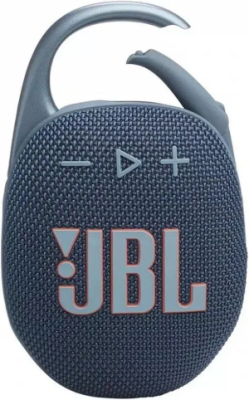 Колонка порт. JBL Clip 5 синий 7W Mono BT 1400mAh (JBLCLIP5BLU)