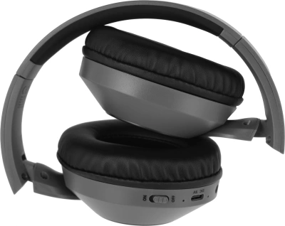 Наушники мониторные A4Tech 2Drumtek BH300 1м черный беспроводные bluetooth оголовье (BH300 ASH GREY)