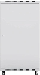 Шкаф коммутационный Cabeus (SH-05C-12U60/60) напольный 12U 600x600мм пер.дв.стекл металл 800кг серый 500мм 730мм IP20 сталь