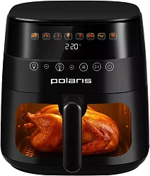 Аэрогриль Polaris PAF 8003W WIFI IQ Home 7.5л 1800Вт черный (PAF 8003W)