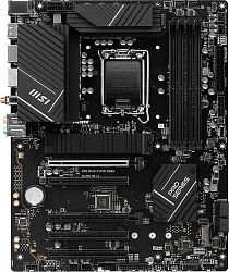 Материнская плата MSI PRO B760-P WIFI DDR4 Soc-1700 Intel B760 4xDDR4 ATX AC`97 8ch(7.1) 2.5Gg+HDMI+DP