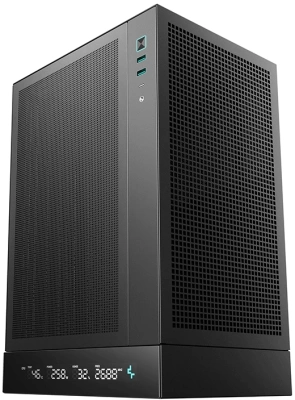 Корпус Deepcool CH170 Digital черный без БП miniITX 6x120mm 2xUSB3.0 audio bott PSU