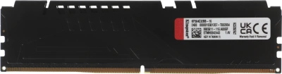 Память DDR5 16GB 6400MHz Kingston KF564C32BB-16 Fury Beast Black RTL Gaming PC5-51200 CL32 DIMM 288-pin 1.4В single rank с радиатором Ret
