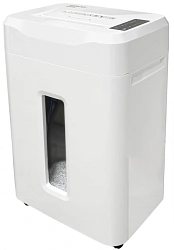 Шредер Office Kit S225 1,9х12 белый (секр.P-5) фрагменты 18лист. 35лтр. скобы пл.карты CD