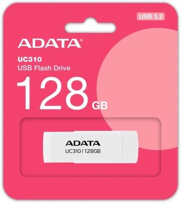 Флеш Диск A-Data 128GB UC310 UC310-128G-RWH USB3.2 белый