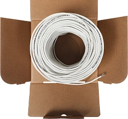Кабель сетевой информационный Suprlan 01-0332-1 кат.5E UTP 4 пары 24AWG PVC внутренний 100м серый