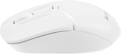 Мышь A4Tech Fstyler FB12 белый оптическая 1200dpi беспров. BT/Radio USB 3but (FB12 WHITE)
