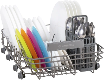 Посудомоечная машина Maunfeld MWF08S белый (узкая)
