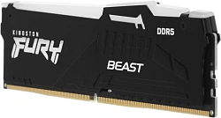 Память DDR5 16GB 6400MHz Kingston KF564C32BBA-16 Fury Beast RGB RTL Gaming PC5-51200 CL32 DIMM 288-pin 1.4В single rank с радиатором Ret