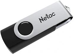 Флеш Диск Netac 128GB U505 NT03U505N-128G-20BK USB2.0 черный/серебристый