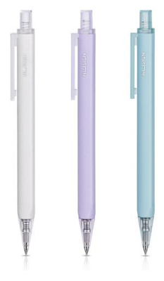 Ручка гелев. автоматическая Deli Nusign NS649 ассорти черн. черн. линия 0.5мм