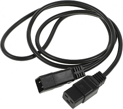 Шнур питания Rem R-16-Cord-C19-C20-1.8 C19-C20 проводник.:3x1.5мм2 1.8м 220В 16А (упак.:1шт) черный