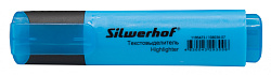 Текстовыделитель Silwerhof Blaze 108036-07 скошенный пиш. наконечник 1-5мм голубой картон