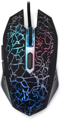 Мышь Оклик 896G черный оптическая 12800dpi USB для ноутбука 5but (1431690)