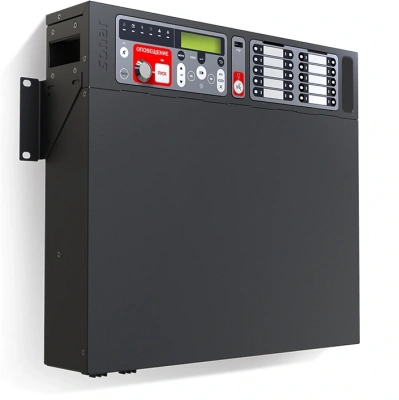 Прибор управления оповещением Rubezh Sonar SPM-B20085-AW 850Вт черный (RBZ-219764)