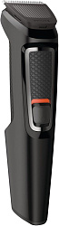 Триммер Philips MG3720/15 черный (насадок в компл:7шт)