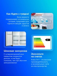 Холодильник Gorenje NRS918EMB 2-хкамерн. черный инвертер