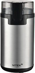 Кофемолка Vitek Gracia VT-CG1540 400Вт сист.помол.:ротац.нож вместим.:80гр стальной