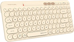 Клавиатура A4Tech Fstyler FBK36C AS бежевый USB беспроводная BT/Radio slim Multimedia (FBK36C AS)