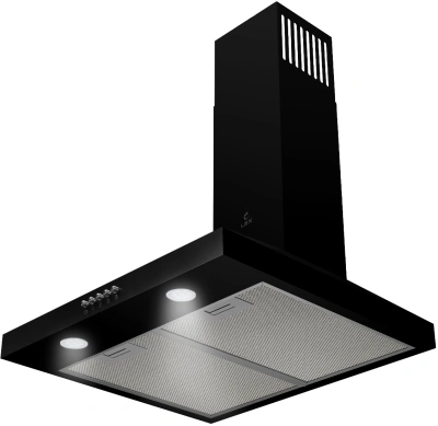 Вытяжка каминная Lex BRIZ 500 черный управление: кнопочное (1 мотор)