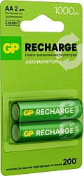 Аккумулятор GP Smart Energy 100AAHCV-2CRSBC2 AA NiMH 1000mAh (2шт)
