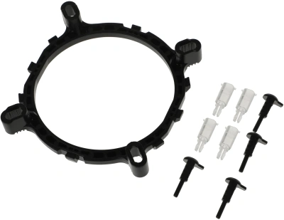 Устройство охлаждения(кулер) Digma D-CPC95-2 120x120x25mm Soc-AM5/AM4/1200/1700/1851 черный 3-pin 29dB Al 95W 185gr Ret