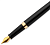 Ручка перьев. Waterman Hemisphere (CWS0920610) Mars Black GT F сталь нержавеющая подар.кор.