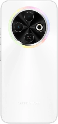 Смартфон Tecno Spark 30C 256Gb 8Gb белый моноблок 3G 4G 2Sim 6.67" 720x1600 Android 14 48Mpix 802.11 a/b/g/n/ac NFC GPS GSM900/1800 GSM1900 Protect FM A-GPS microSD max1024Gb