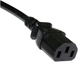 Шнур питания Lanmaster LAN-PP13/SHA-1.5-BK C13-Schuko проводник.:3x0.75мм2 1.5м 220В 10А черный