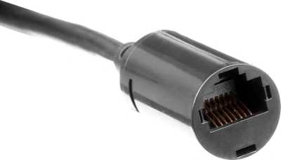 Патч-корд Lanmaster LAN-PCEXT/U5E-5.0-BK UTP RJ-45 мод.-вилка RJ-45 кат.5E 5м черный LSZH