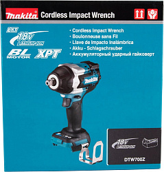 Гайковерт Makita DTW700Z аккум. патрон:квад.1/2"