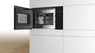 Микроволновая печь Bosch BEL454MB1F черный (встраиваемая)