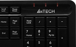 Клавиатура A4Tech Fstyler FKS10 черный/оранжевый USB (FKS10 ORANGE)