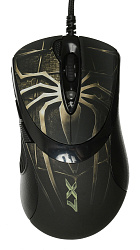 Мышь A4Tech Oscar Editor XL-747H коричневый/рисунок лазерная 3600dpi USB2.0 6but (XL-747H (BROWN SPIDER))