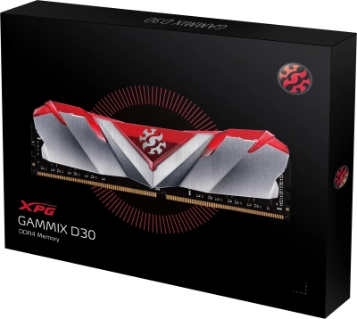 Память DDR4 2x16GB 3200MHz A-Data AX4U320016G16A-DR30 XPG Gammix D30 RTL Gaming PC4-25600 CL16 DIMM 288-pin 1.35В kit с радиатором Ret