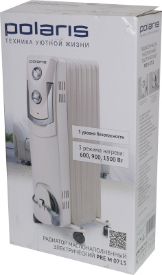 Радиатор масляный Polaris PRE M 0715 1500Вт белый