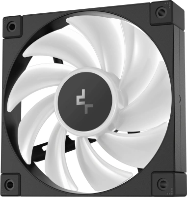 Вентилятор для корпуса Deepcool FD12 ARGB 120х120x25 черный 4-pin 26.9дБ (R-FD12-BKAPN1-G) Ret