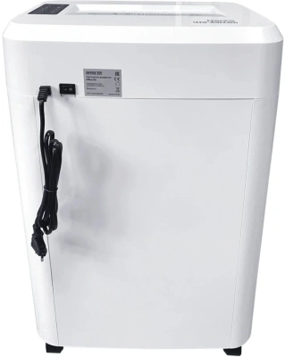 Шредер Office Kit S210N 3,9x38 белый (секр.P-4) фрагменты 16лист. 35лтр. скрепки скобы пл.карты CD