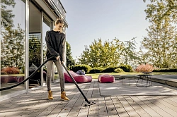 Строительный пылесос Karcher WD 2 V-15/4/18 1000Вт (уборка: сухая/влажная) желтый
