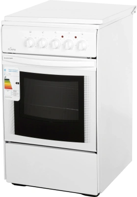 Плита Электрическая Flama AE 1401 W белый эмаль