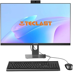 Моноблок Teclast T24 Air 23.8" Full HD Core Ultra 5 225 (3.3) 32Gb SSD1Tb Graphics CR Windows 11 Pro GbitEth WiFi BT 120W клавиатура мышь Cam черный 1920x1080