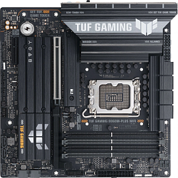 Материнская плата Asus TUF GAMING B860M-PLUS WIFI Soc-1851 Intel B860 4xDDR5 mATX AC`97 8ch(7.1) 2.5Gg RAID+HDMI+DP