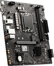 Материнская плата MSI PRO H610M-G WIFI DDR4 Soc-1700 Intel H610 2xDDR4 mATX AC`97 8ch(7.1) GbLAN+VGA+HDMI+DP