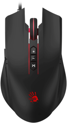 Мышь A4Tech Bloody ES7 черный оптическая 6000dpi USB 8but (ES7 STONE BLACK)