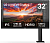 Монитор LG 31.5" 32UN880K-B черный IPS LED 5ms 16:9 HDMI M/M матовая HAS Piv 1000:1 350cd 178гр/178гр 3840x2160 60Hz DP 4K USB 10.3кг