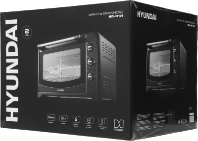 Мини-печь Hyundai MIO-HY106 60л. 2200Вт черный