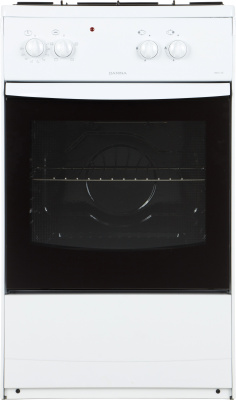 Плита Комбинированная Darina S KM 521 300 W белый/черный (без крышки) реш.сталь