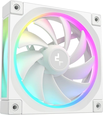 Вентилятор для корпуса Deepcool FL12 Wh ARGB 120х120x25 белый 4-pin 32дБ (R-FL12-WHAPN1-G)