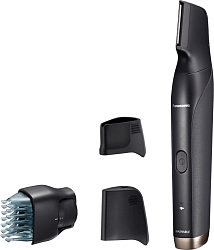 Триммер Panasonic ER-GD61-K520 черный/серебристый (насадок в компл:2шт)