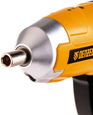 Отвертка аккум. Denzel CSL-3,6-02, Li-Ion аккум. патрон:шестигранник 6.35 мм (1/4) (26002)